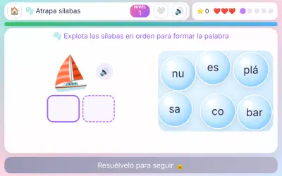Atrapa sílabas