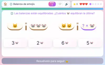 Balanza de emojis