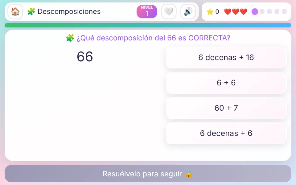 Screenshot of Place Value