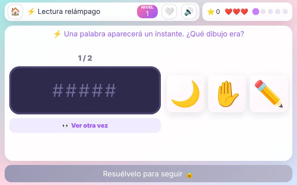 Captura de Lectura relámpago