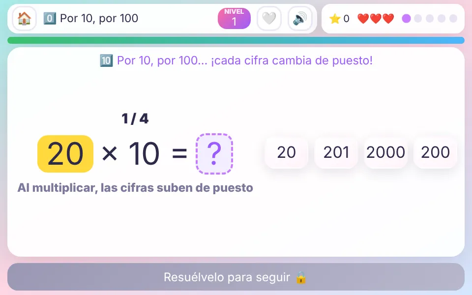 Screenshot of Times 10, Times 100