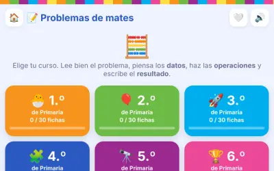 Problemas de mates (1.º a 6.º de Primaria)
