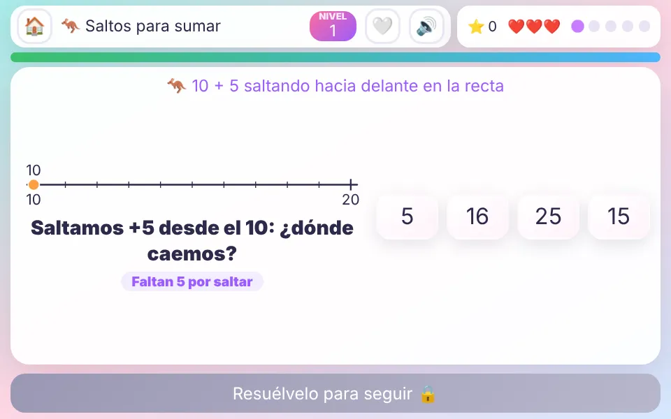Captura de Saltos para sumar